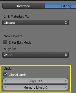 Interface How Can I Increase Decrease Undo Steps Blender Stack Exchange - Premium Ocean Background Gallery - Desktop
