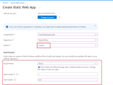 Reactjs Error Deploying Static Web App To Azure React Using Git Hub