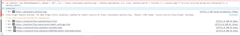 Javascript Xmlhttprequest Send Throws Error Despite Onreadystatechange Handler Stack Overflow - Premium Landscape Background Gallery - Desktop