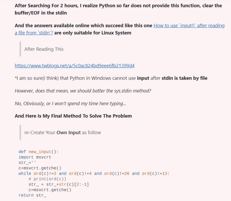 Python Can I Use Input After Sys Stdin Read A File In Windows - Best Vintage Pictures in Desktop