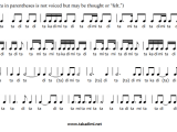 Alternative Or More Advanced Methods For Counting Rhythms Music