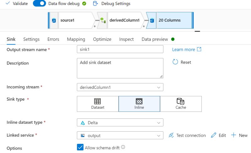 Azure Data Factory Dataflow Sink To Delta Fails When Schema Changes - Retina Colorful Designs for Desktop