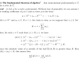 Complex Analysis A Question About The Proof Of Fundamental Theorem Of