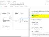 Devops Release Pipeline Zip File Into Azure Function App Deployment