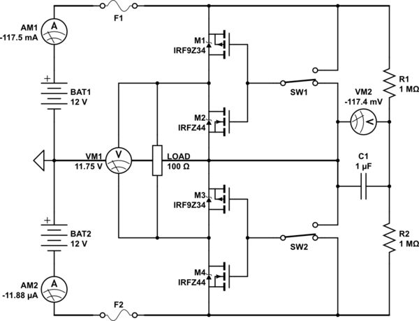 Dc Power Switch Between Two Sources Using Mosfets Electrical - Colorful Photo Collection - Ultra HD Quality