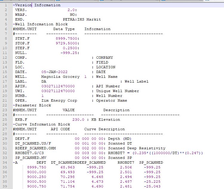 Loading And Exploring Well Log Las Files Using Lasio In Python - Premium Colorful Image Gallery - Mobile