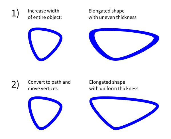 Vector Inkscape Stroke To Path Width Changing On Rounded Polygons - Full HD Geometric Illustrations for Desktop