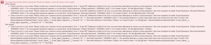 Marketing Cloud Error From Email Ampscript Causing Triggered Send To - High Quality Minimal Image - HD