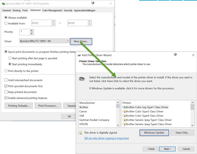Not All Printer Drivers From Windows Update Appear In Add Printer - Premium Light Design Gallery - Mobile