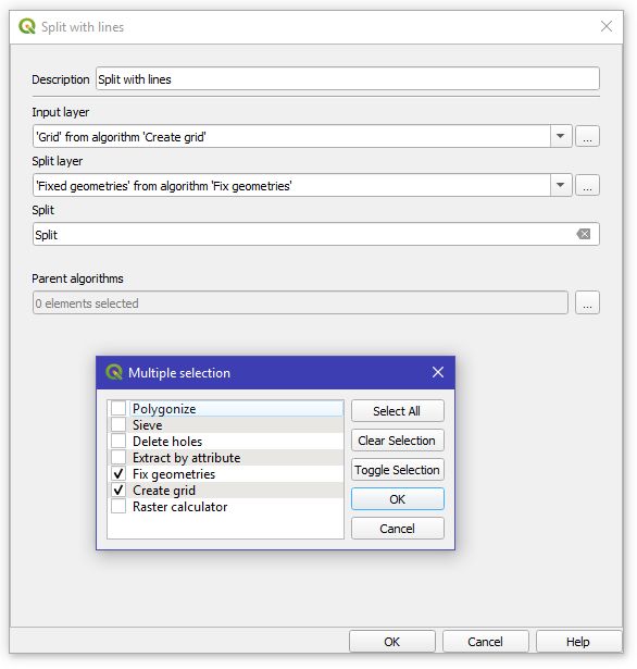 Using Qgis Processing Modeler To Split Polygons With Lines Geographic - Best Dark Photos in High Resolution