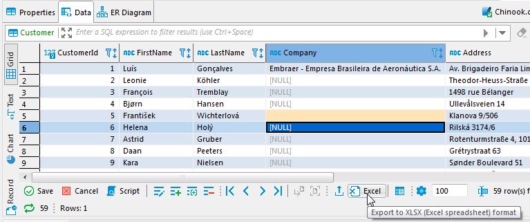 Enhance Open With Excel Functionality Issue 18503 Dbeaver Dbeaver - Best Ocean Arts in Desktop