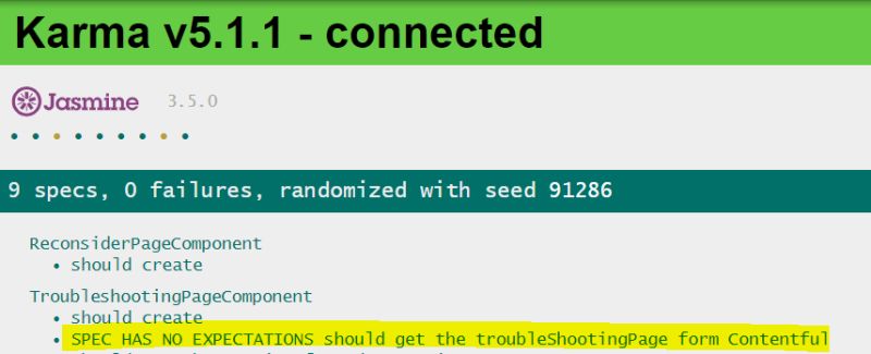 Unit Testing Angular Jasmine Test Spec Has No Expectations When - Minimal Illustrations - Premium Mobile Collection