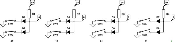 Replacing A Logic Or Gate With Two Diodes Electrical Engineering - Gradient Illustrations - Modern High Resolution Collection