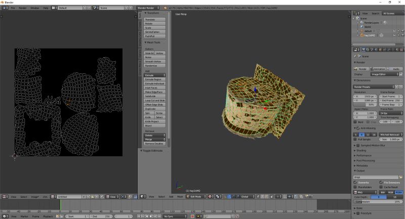 How Do You Actually Texture A High Poly Model Polycount - HD Space Patterns for Desktop