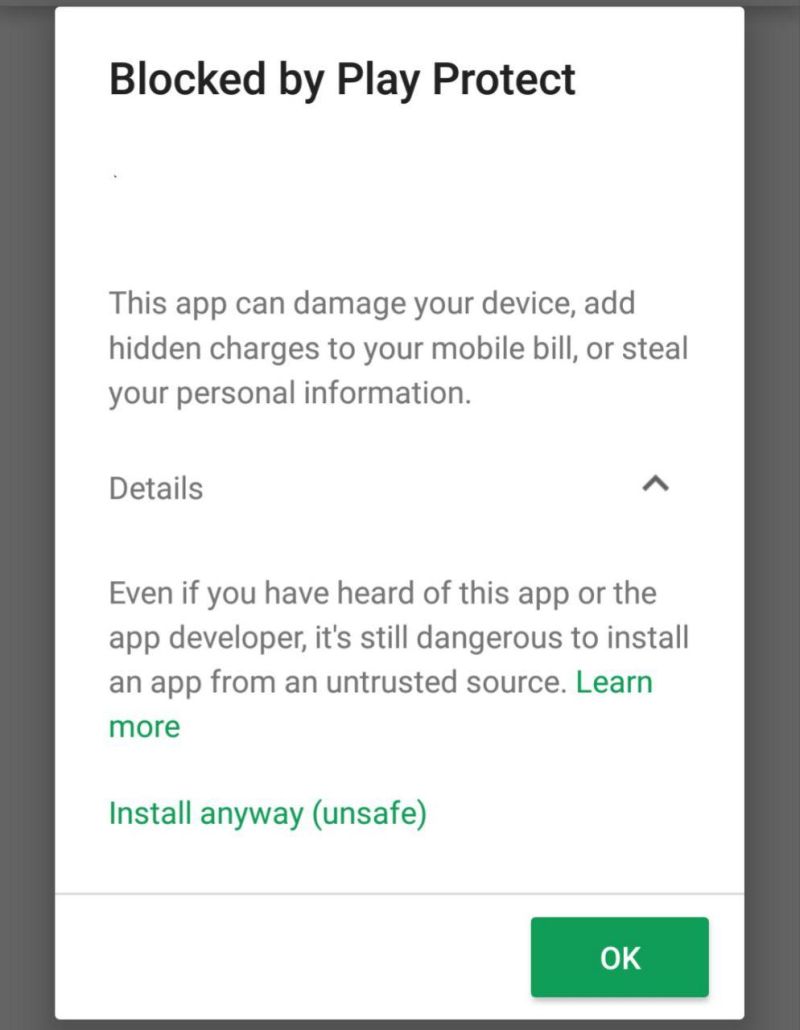 Android Blocked By Play Protect Stack Overflow - Best Light Photos in 8K