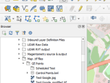 Qgis Browser Panel Not Displaying All Files Geographic Information