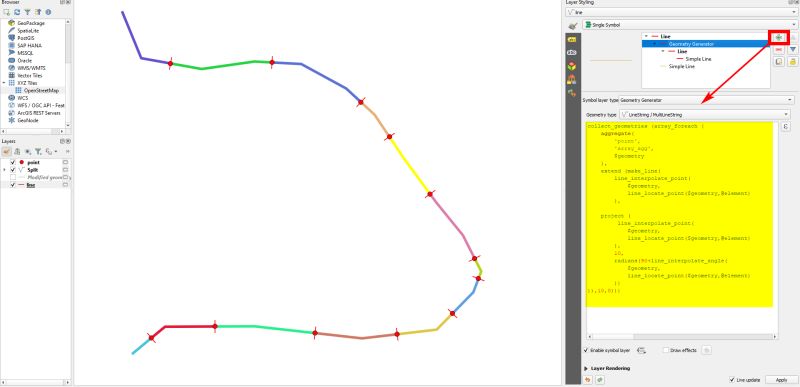 Splitting Split Line By Point And Applying Different Styles For The - Download Incredible Space Image | 8K