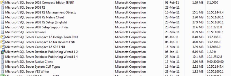 Can Not Remove Sql Server 2008 And Sql Server 2012 Stack Overflow - Premium Gradient Picture Gallery - High Resolution
