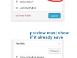 Remove Preview Button In Admin Add New Post If Not Yet Submitted