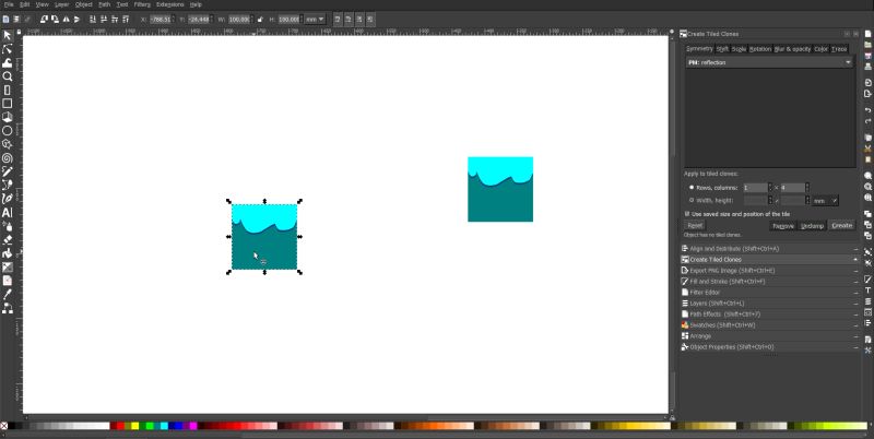 Create Tiled Clones In Inkscape Stack Overflow - Premium Space Wallpaper - Mobile