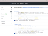 Using Github Search Finding Literal Strings In English