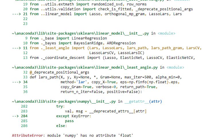 Attributeerror Module Numpy Has No Attribute Float Solved - Mountain Picture Collection - HD Quality
