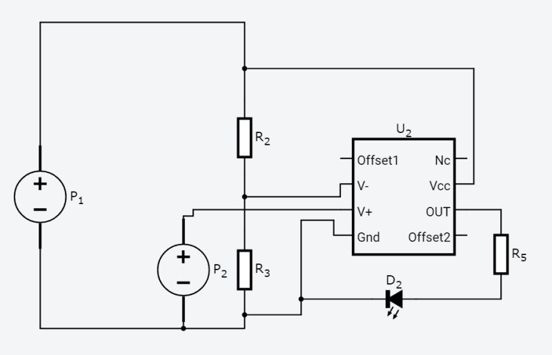 Led Comparator Capacitor Charge Indicator Electrical Engineering - Download Creative Ocean Art | Desktop