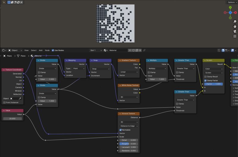 How To Create Procedural Gradient Mosaic Pattern Blender Stack Exchange - High Quality Mobile Ocean Designs | Free Download