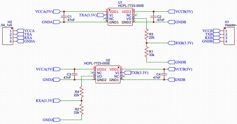 Serial Isolation With 6n137 Opto Coupler Electrical Engineering Stack Exchange - Best Geometric Pictures in High Resolution