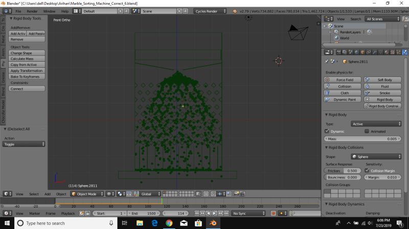Physics Active Rigid Body Objects Fall Through Other Passive Rigid - Best Geometric Illustrations in Full HD