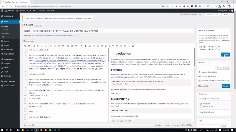 Php How To Use Markdown For Wordpress Posts Stack Overflow - Best Sunset Patterns in 8K