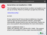 Linux Virtualbox Kernel Driver Not Installed Rc 1908 Super User