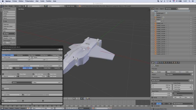 Modeling How To Make Cell Fracture Only Fracture Specific Face Blender Stack Exchange - Nature Wallpaper Collection - Desktop Quality