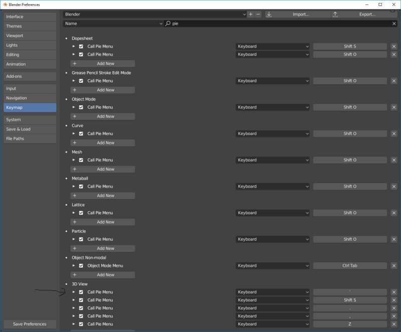 Add On Blender 2 81 Missing Pie Menu Blender Stack Exchange - Geometric Patterns - Perfect Desktop Collection