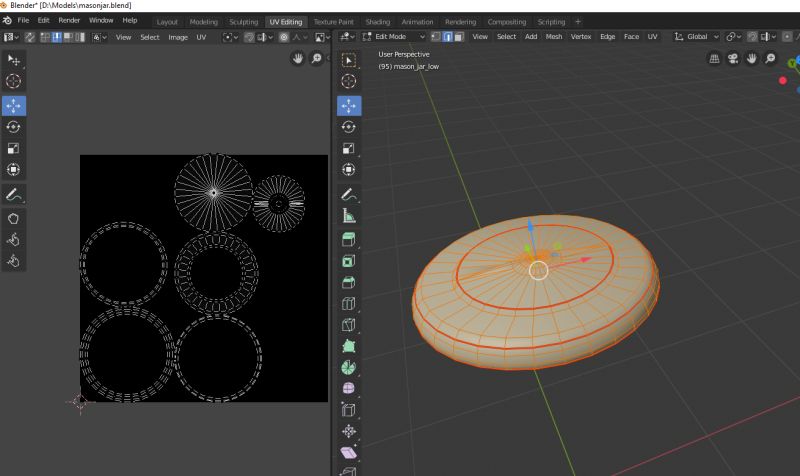 Modeling Uv Unwrap Or Geometry Issue Cylindrical Object Blender - Space Illustration Collection - Desktop Quality