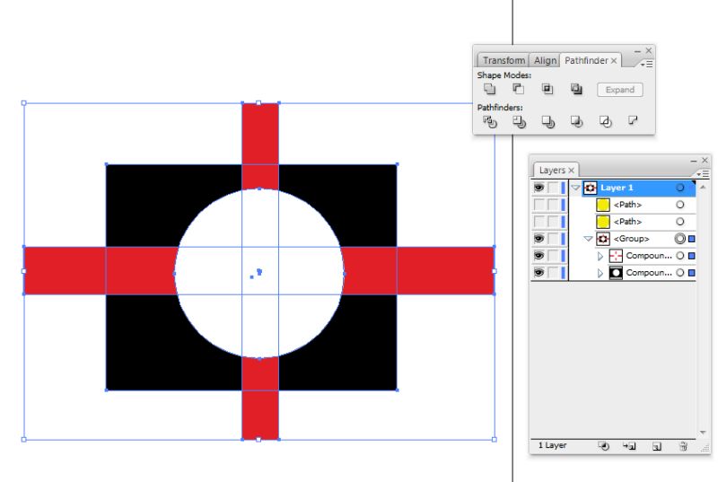 Illustrator Cutting A Shape Inside A Grouped Object Graphic Design - Elegant City Pattern - Full HD