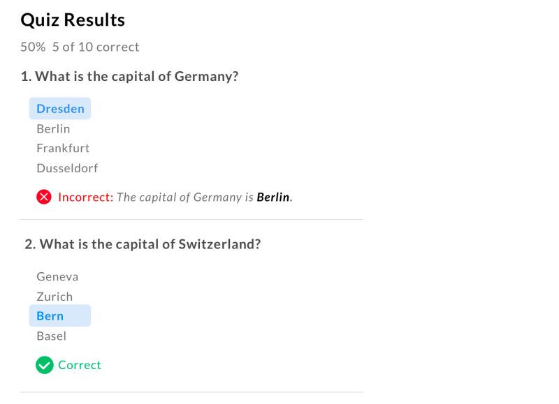 Doesn T Work When The Option Show Correct Answer Is Off Issue 1 - Light Background Collection - HD Quality