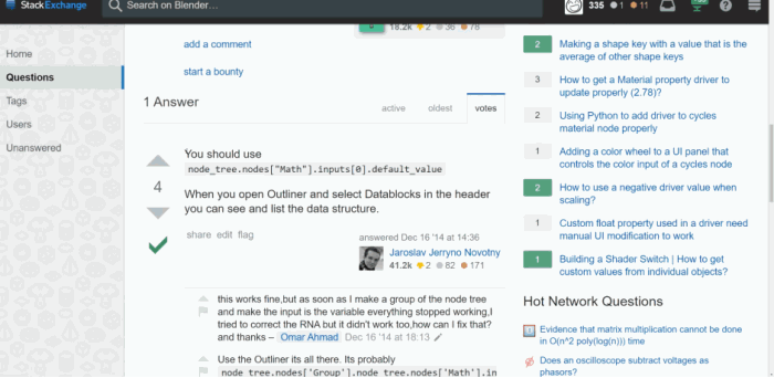 Data Path For Driver Secret Of Node Tree Blender Stack Exchange - High Resolution Space Images for Desktop