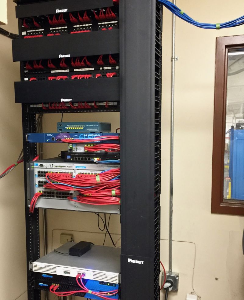 Networking Interconnecting Options For Server Rack And Network Rack - High Quality Landscape Pattern - 8K