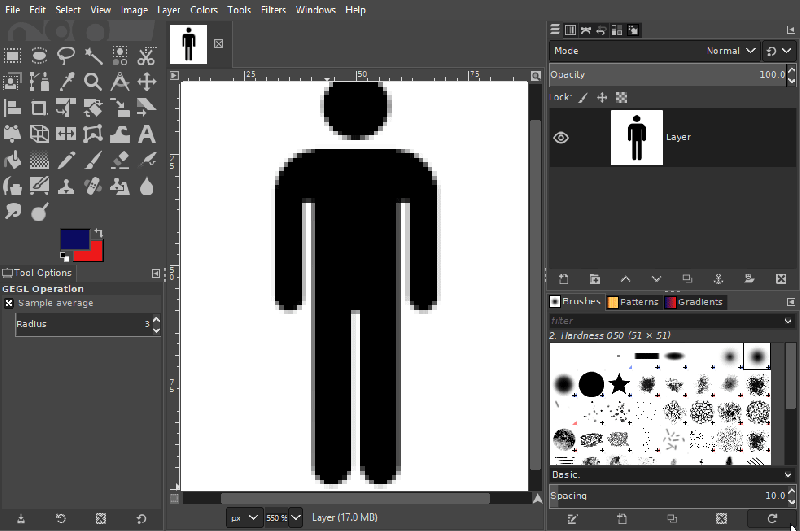 Counting Colored Pixels Using Gimp Graphic Design Stack Exchange - Incredible Geometric Background - High Resolution