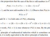 Induction Sum Of The First N Odd Numbers Is N 2 Mathematics