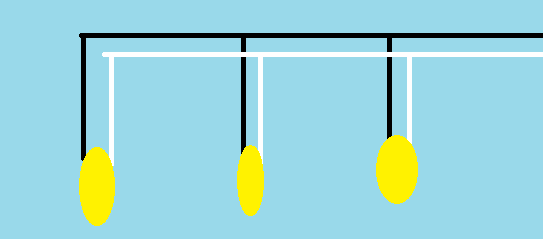 together bulbs box edison lights connect junction stack chain ceiling electrical