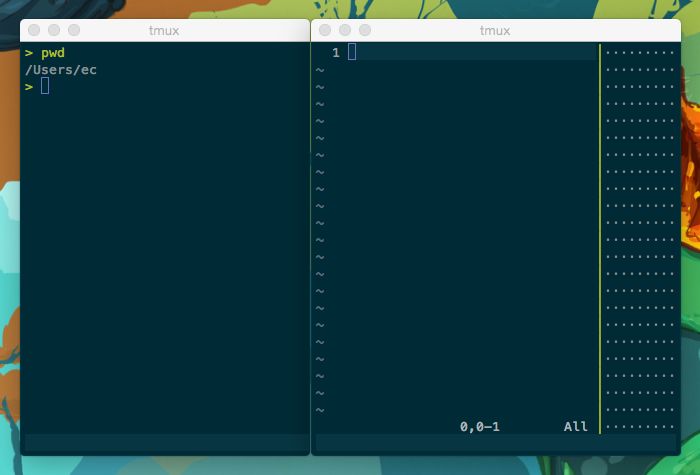 Terminal How Do I Resize The Usable Area Of A Tmux Session Super User - 4K Dark Images for Desktop