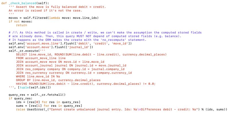 Cannot Create Unbalanced Journal Entry In Odoo Stack Overflow - Retina Nature Patterns for Desktop