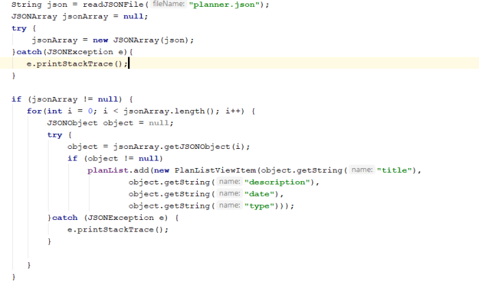 How to open json file on android