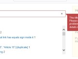 Error Warning Message Box Overlapping In Question S Title Meta