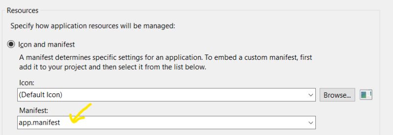 Visual Studio 2010 How Embed Manifest With Default Settings Stack - Premium Light Photo Gallery - Mobile