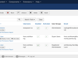 Extensions Front End Management Of Joomla Users Joomla Stack Exchange