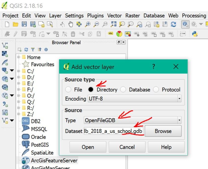 Qgis Opening Shapefile In Openwind Geographic Information Systems - Premium Space Illustration Gallery - Mobile