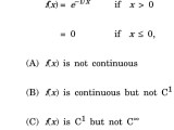 Derivatives Multiple Choice Question Real Analysis Mathematics